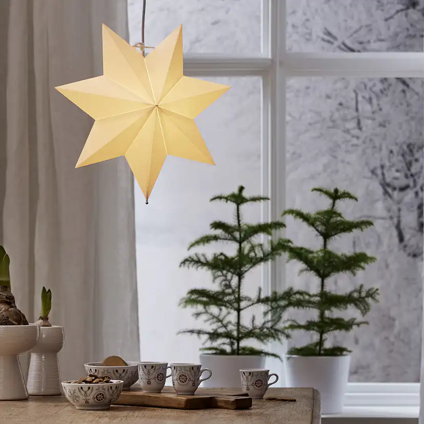Pappersstjärna Star Trading Polar 40 cm Adventsstjärna till Fönster
