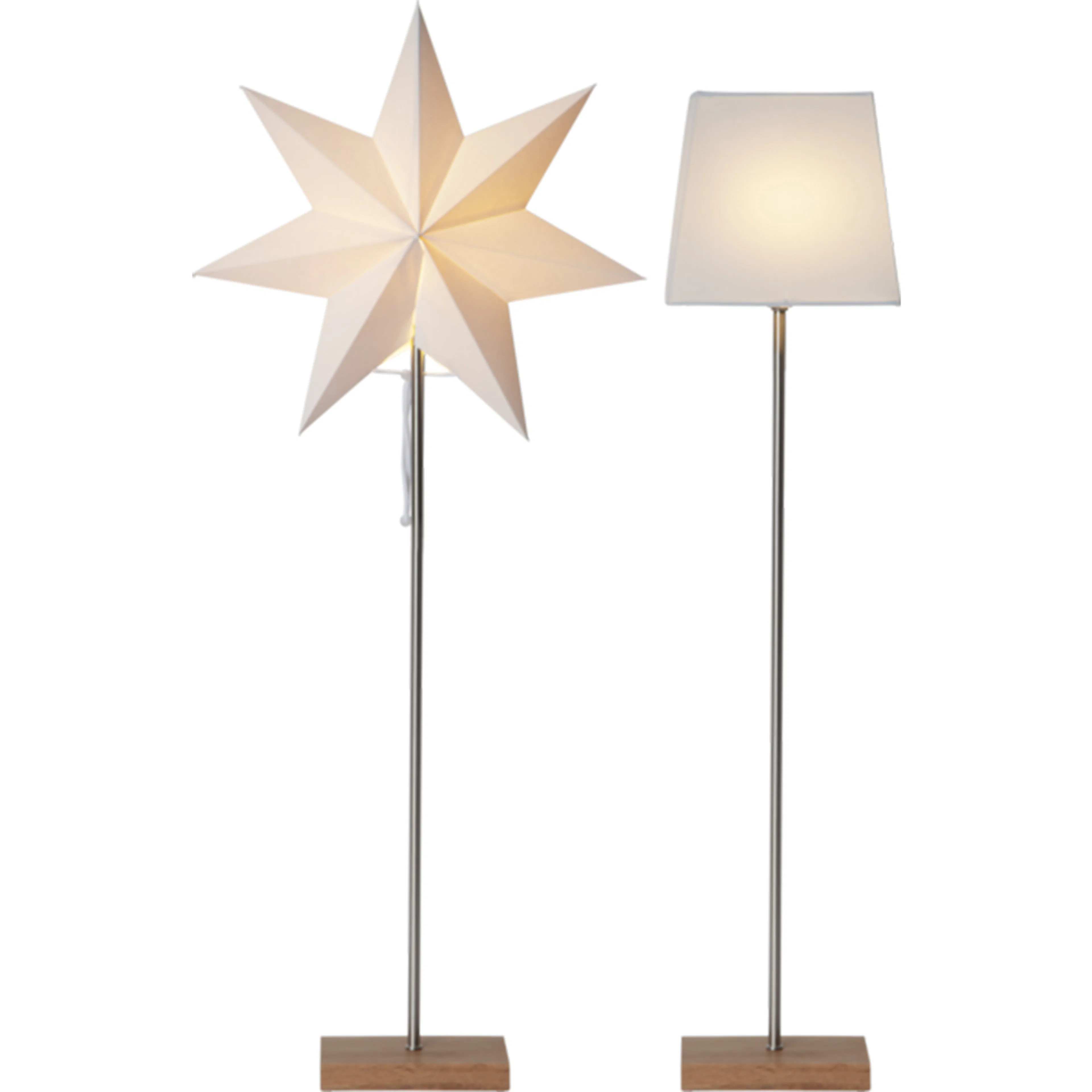 Adventsstjärna/Lampa Med Skärm Star Trading Moa Kombi