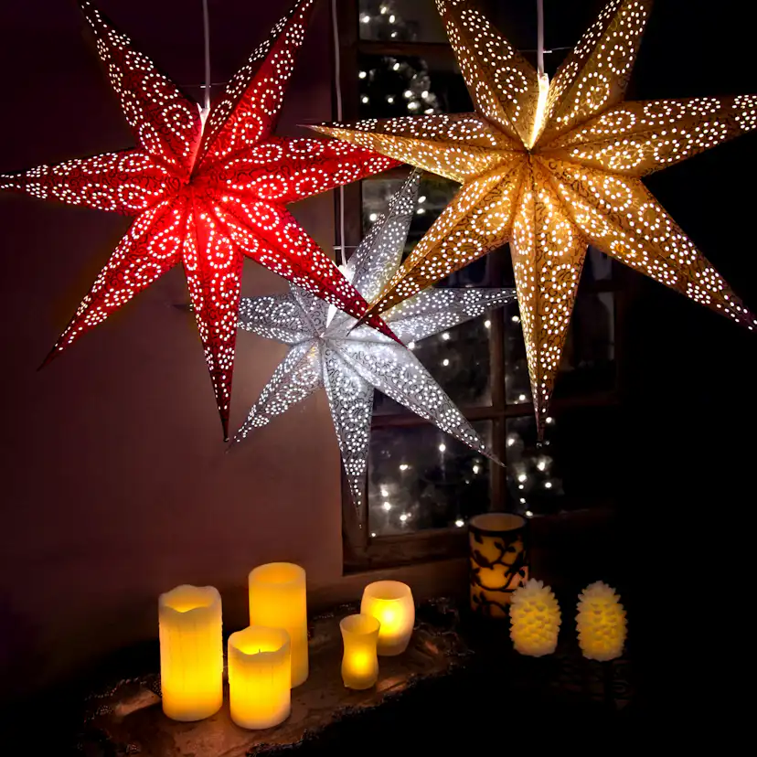 Adventsstjärna Star Trading Antique Hängande