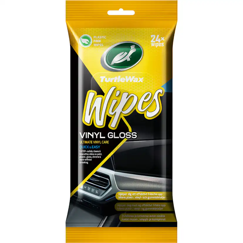 Wipes Turtle Wax Vinyl Gloss Flatpack