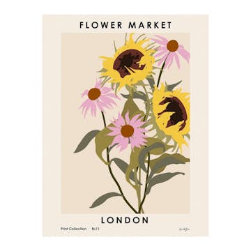 Poster Pelcasa Flower Market London
