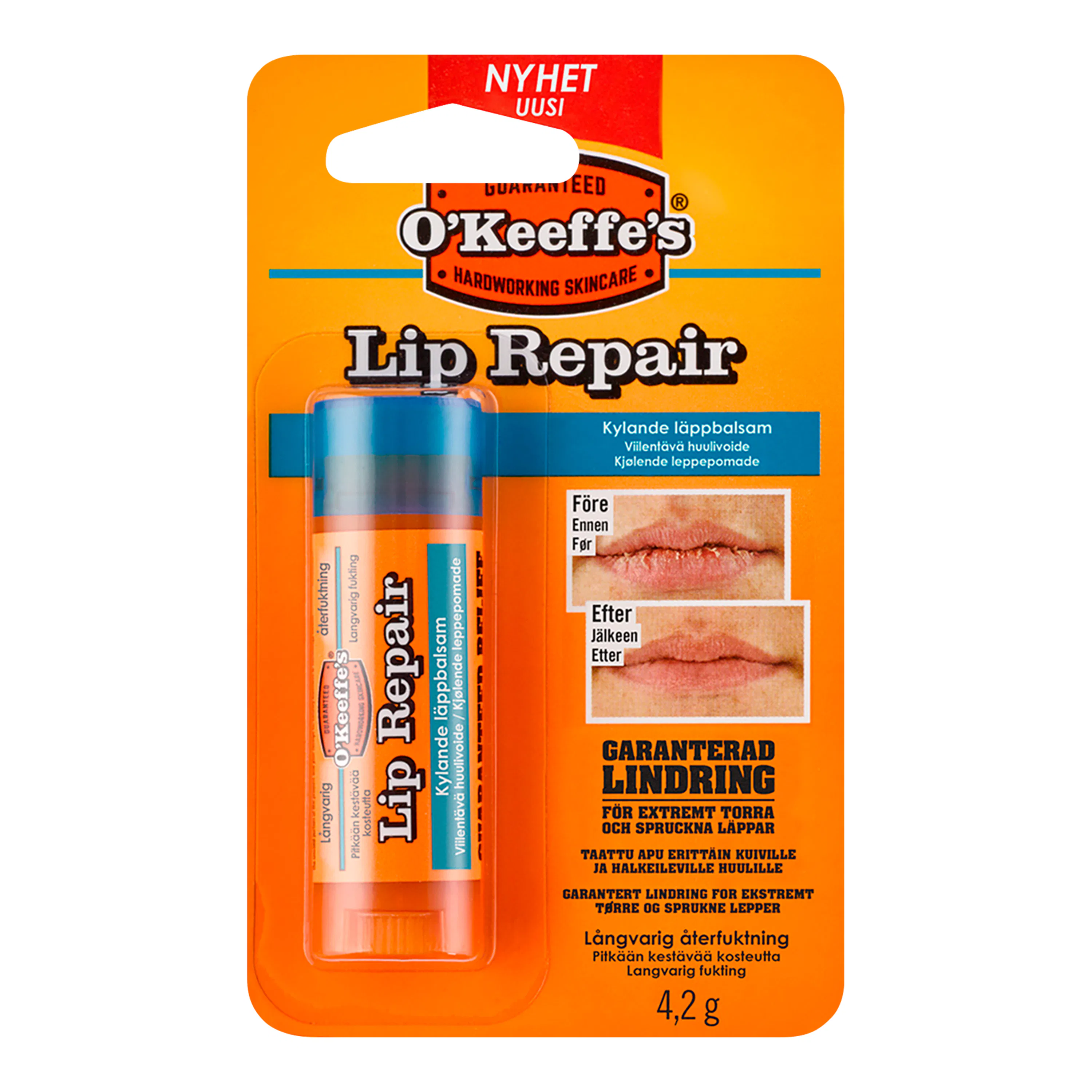 Läppbalsam OKeeffes Lip Repair Kylande 4,2g