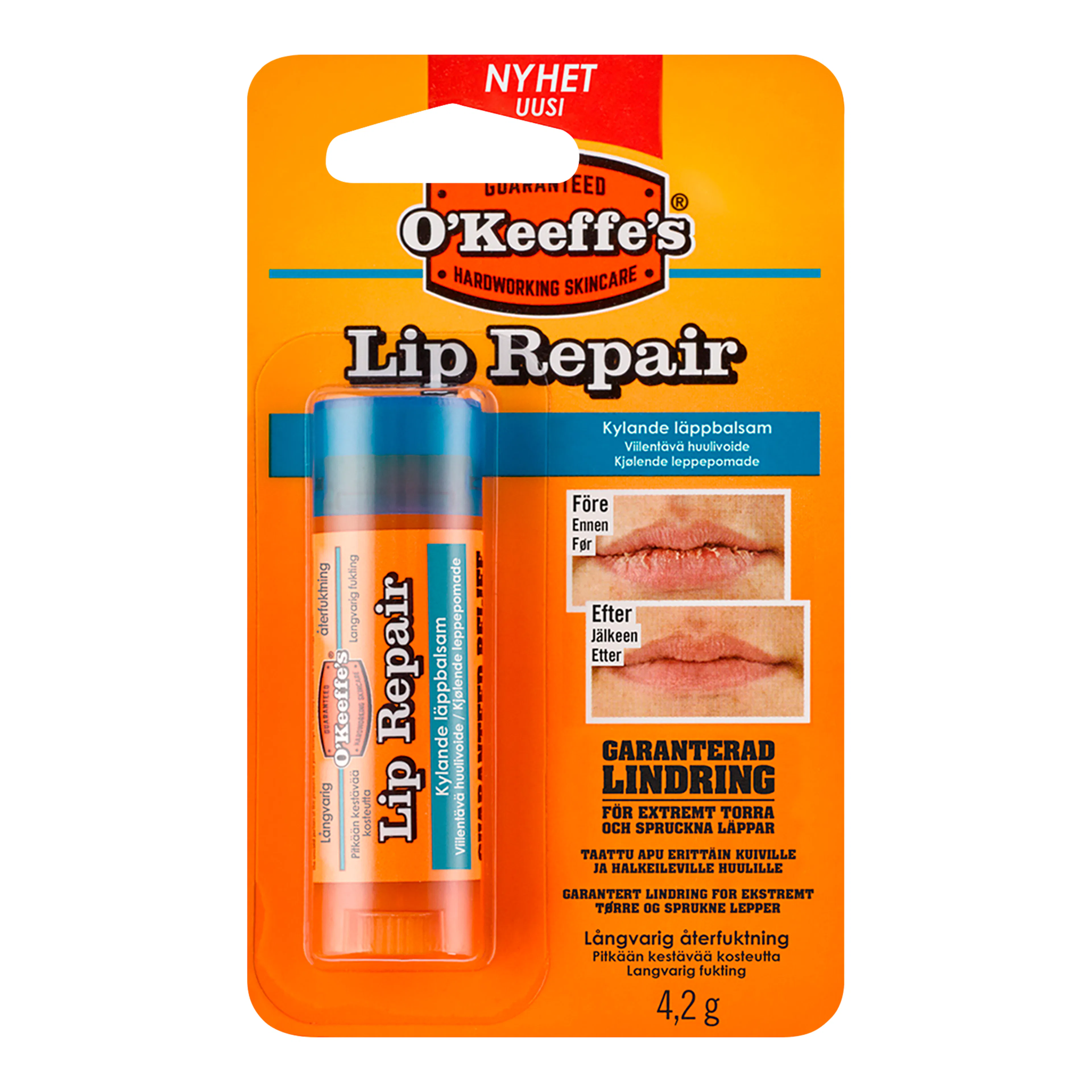Läppbalsam OKeeffes Lip Repair Kylande 4,2g