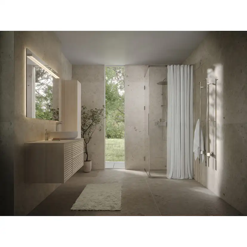 Tvättställsskåp Svedbergs Epos 120x45 med 2+1 Lådor