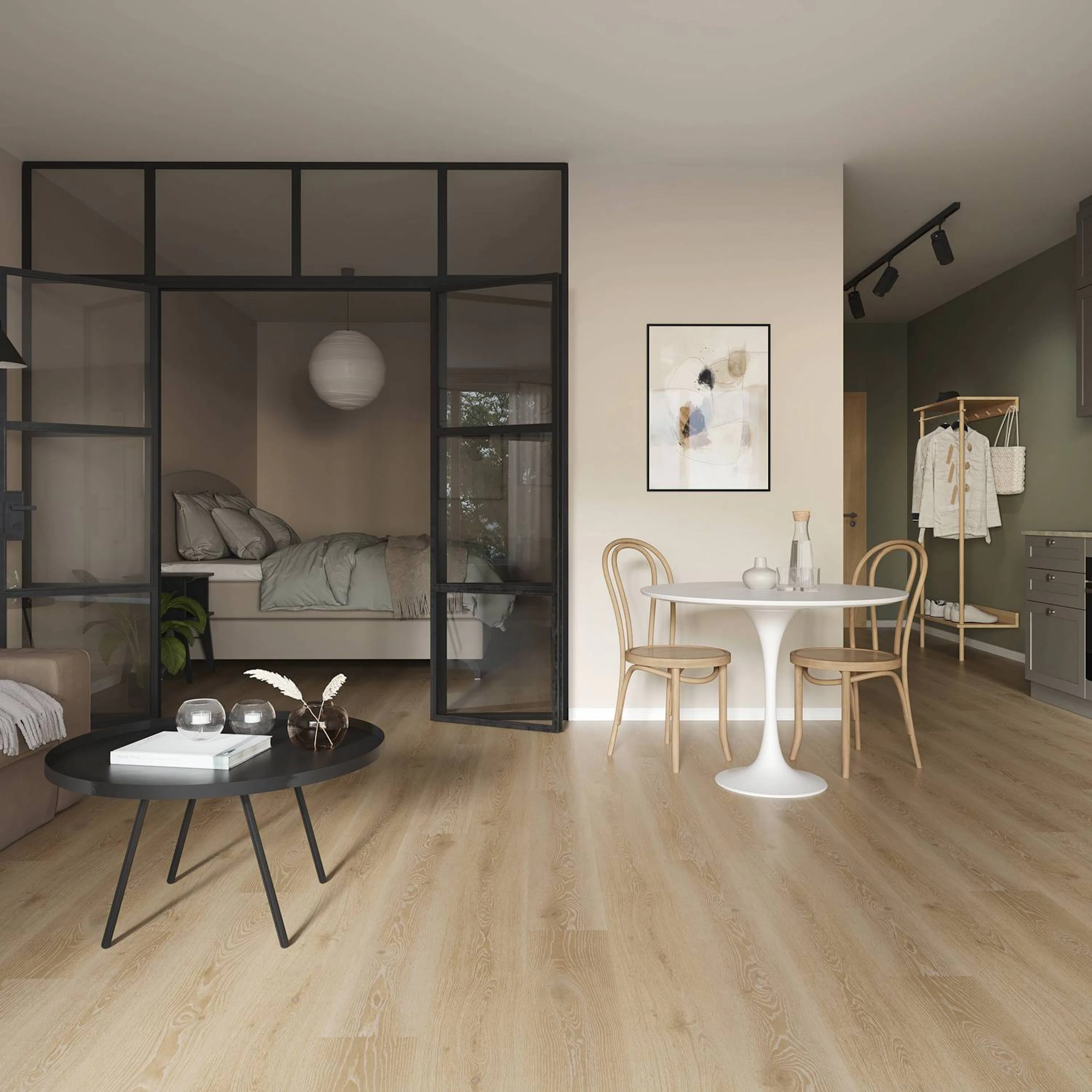 Vinylklick Tarkett iD inspiration Click Solid 55 Highl Oak-Lt Nat