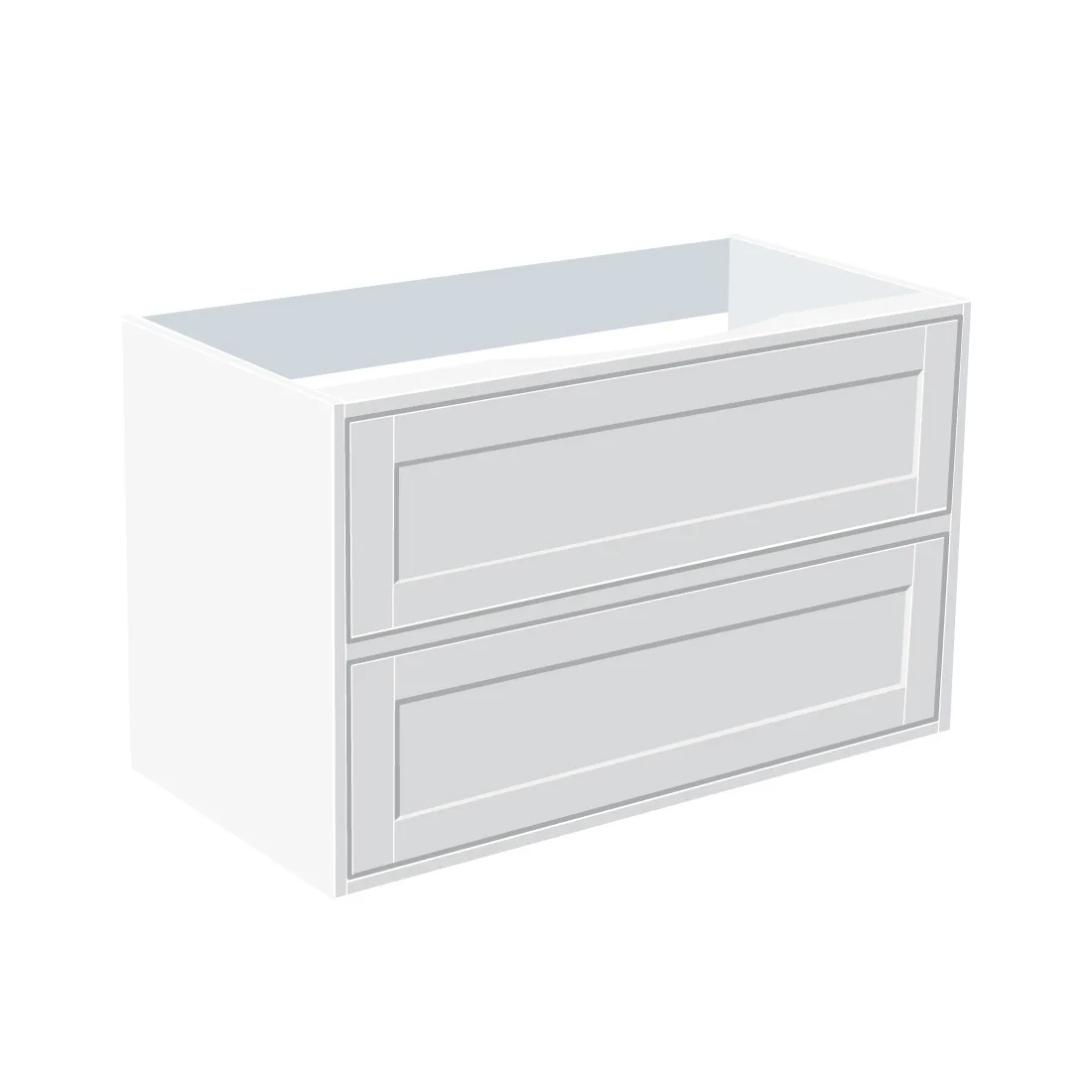 Tvättställsskåp Hafa Eden Vit