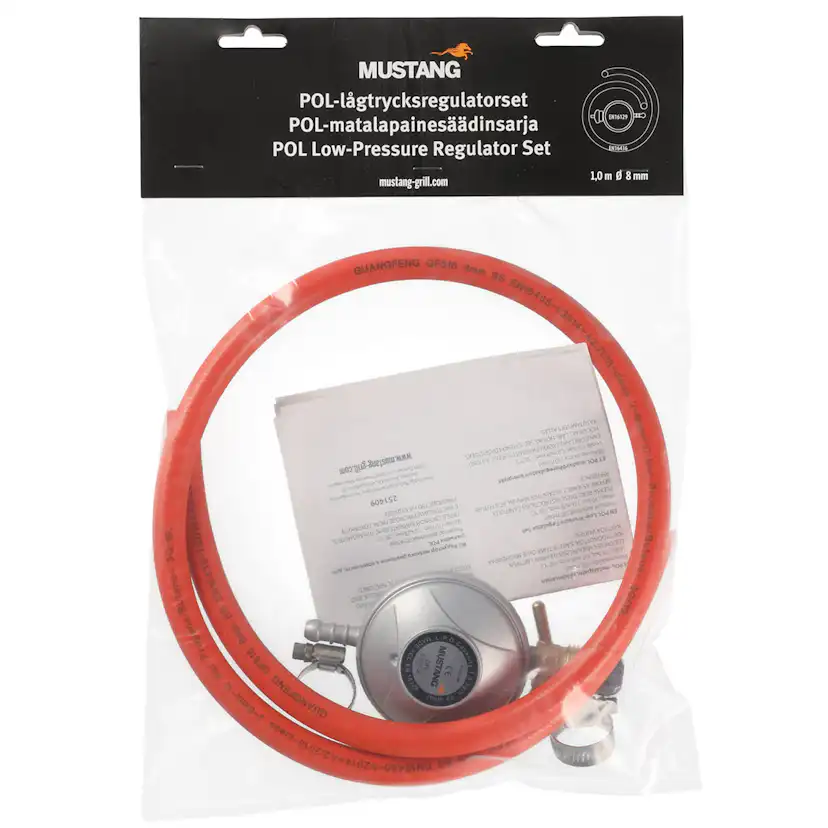Lågtrycksregulatorset Mustang POL