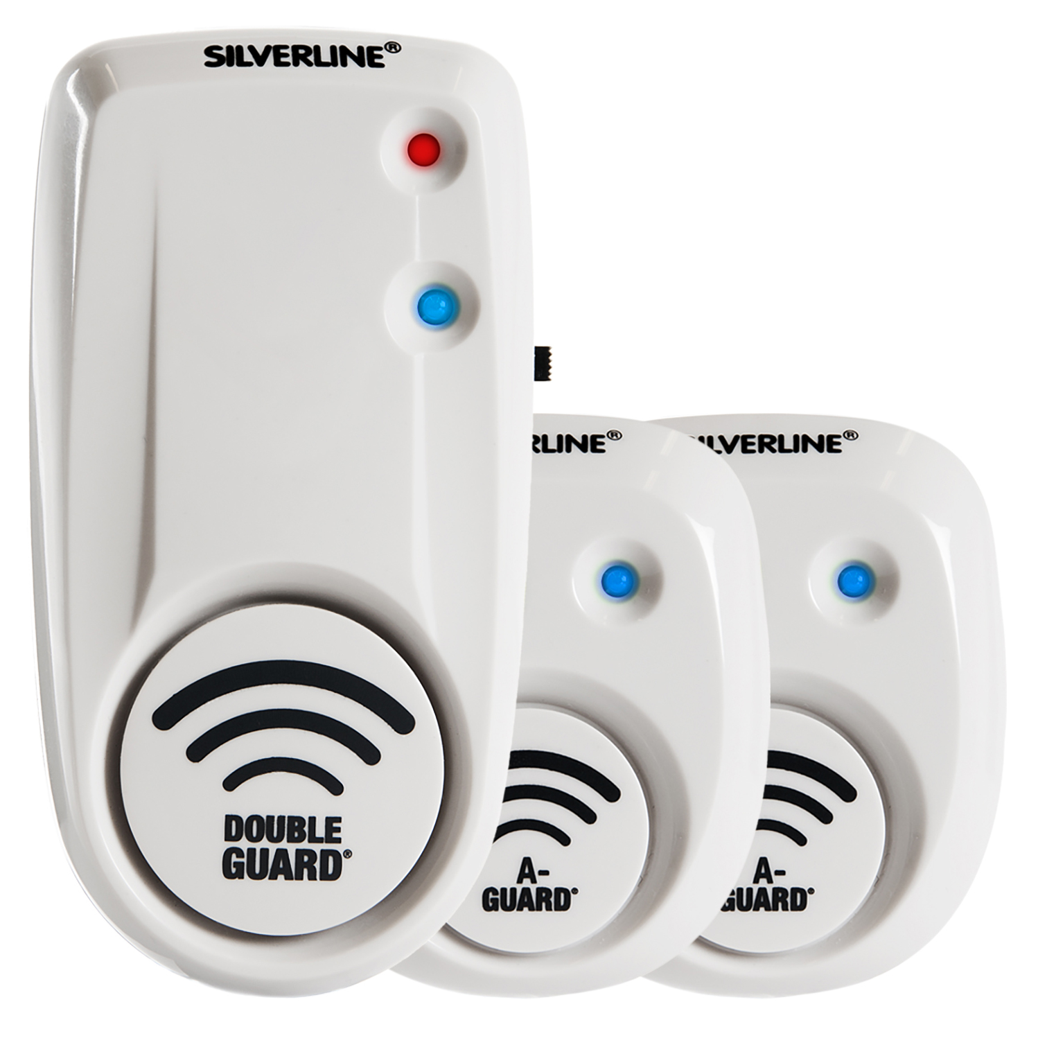 Skadedjursbekämpning Silverline Mus- & Rått Avskräckande MR80 DG2+MR30x2 Ultraljud A-Guard & Electro Pulse