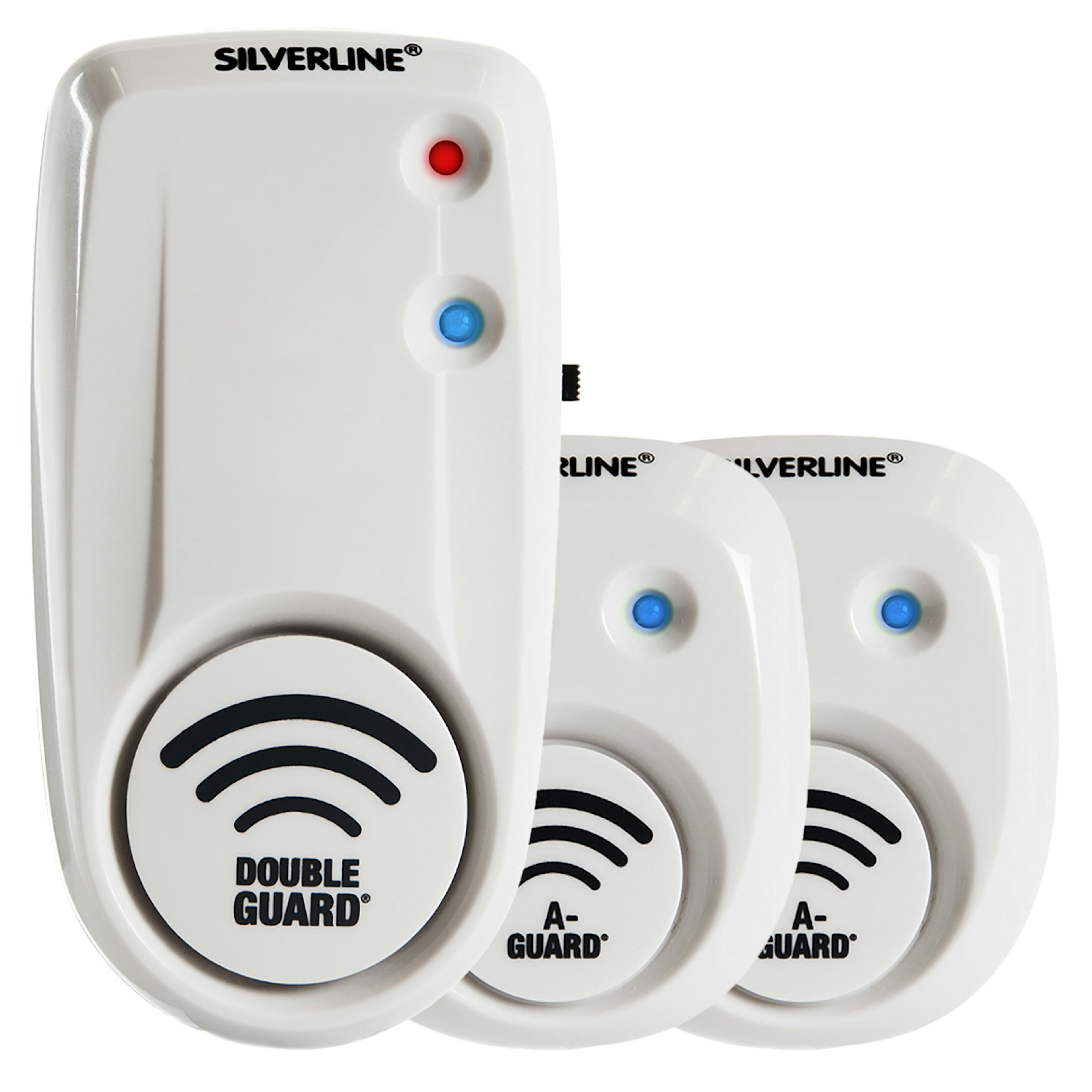 Skadedjursbekämpning Silverline Mus- & Rått Avskräckande MR80 DG2+MR30x2 Ultraljud A-Guard & Electro Pulse