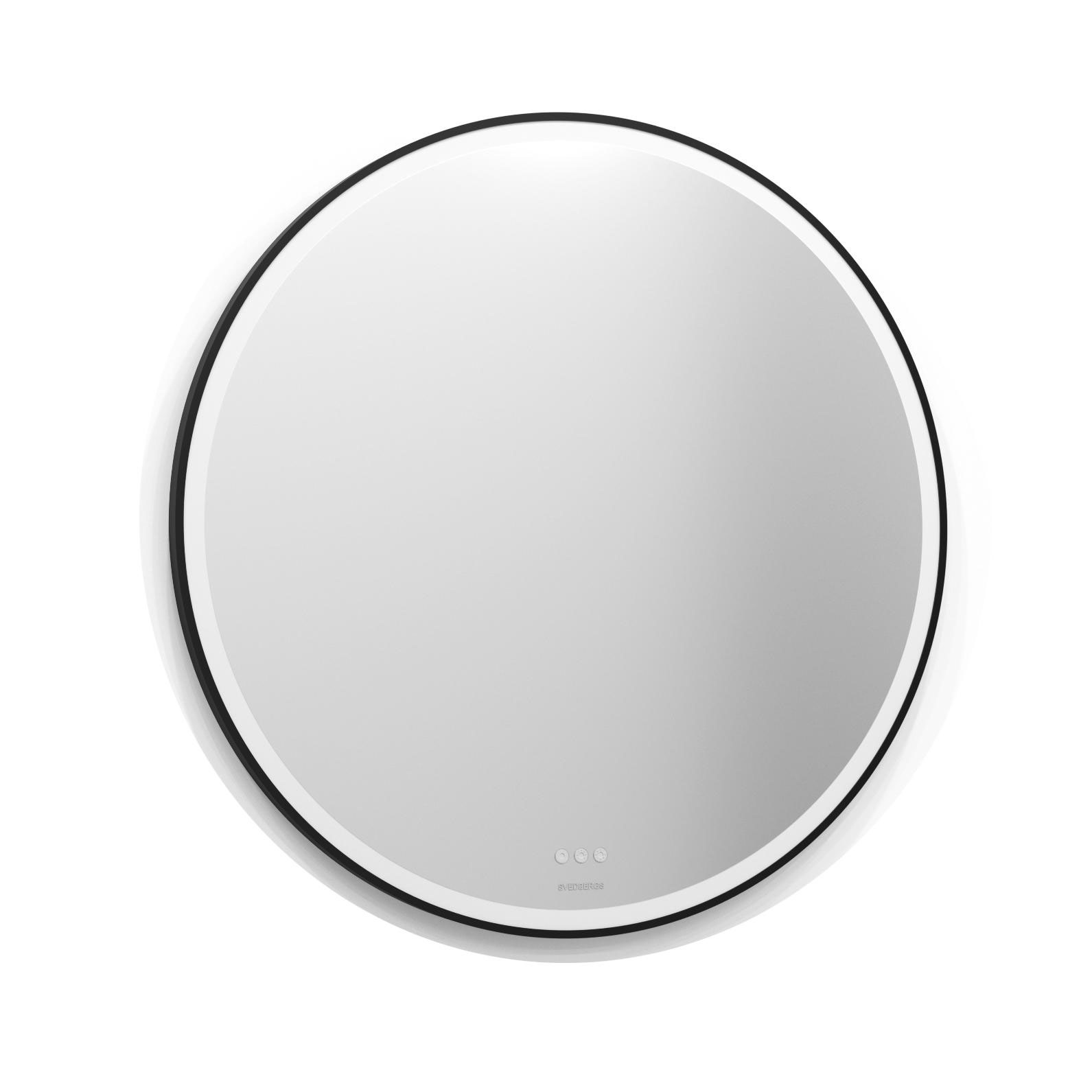 Spegel Svedbergs Ista Rund Ram med LED Belysning