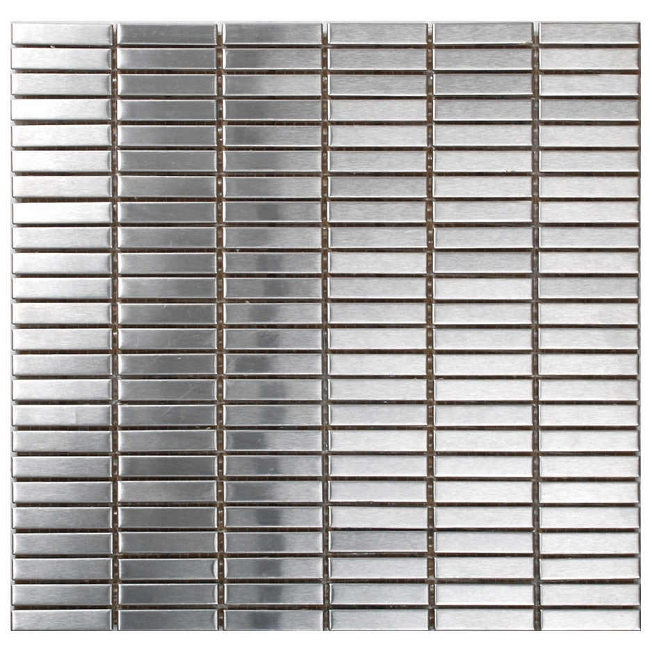 Mosaik Arredo Steel Grå 5,2x1,1 cm