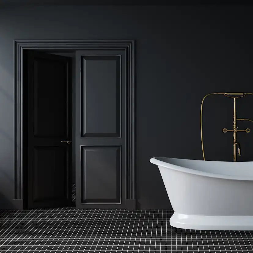 Klinkermosaik Arredo Titan Svart Blank 5x5 cm