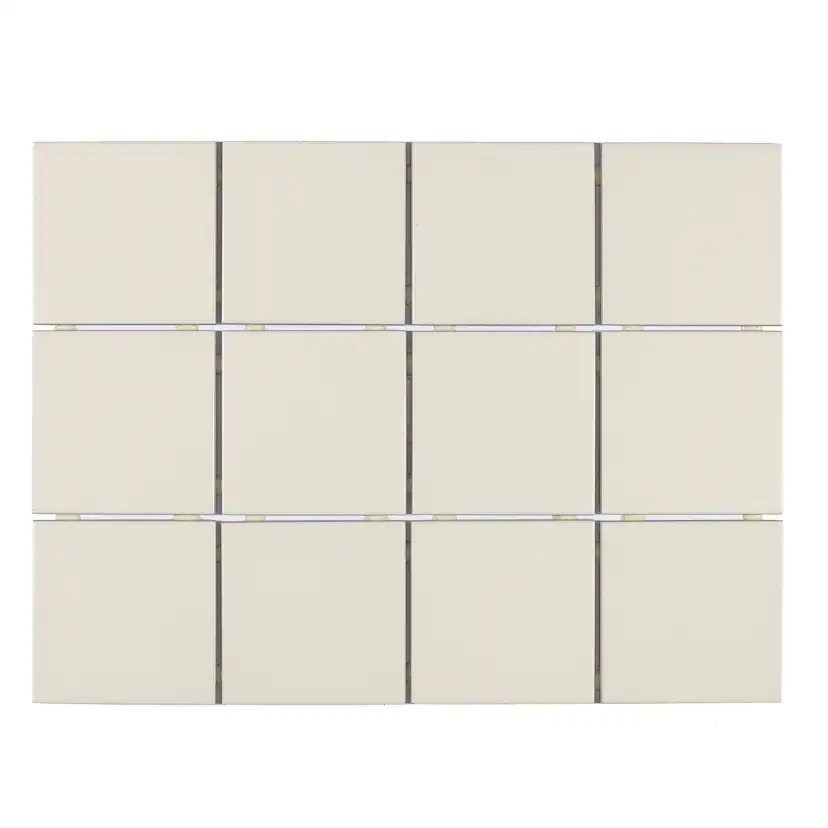 Klinker Arredo Unicolor Ivory Vit 10x10 cm