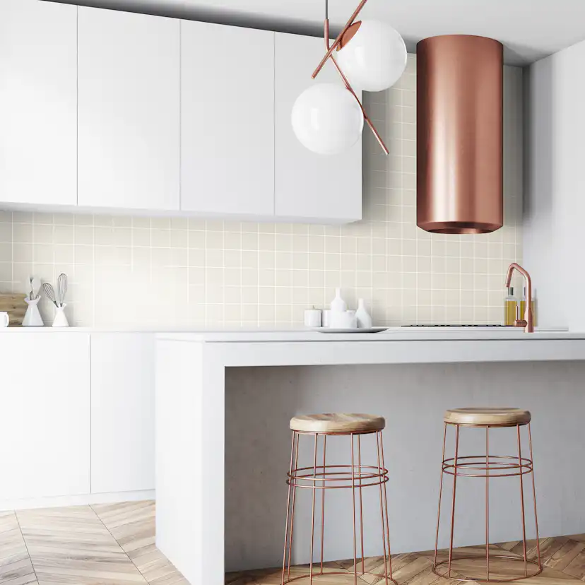 Klinker Arredo Unicolor Ivory Vit 10x10 cm