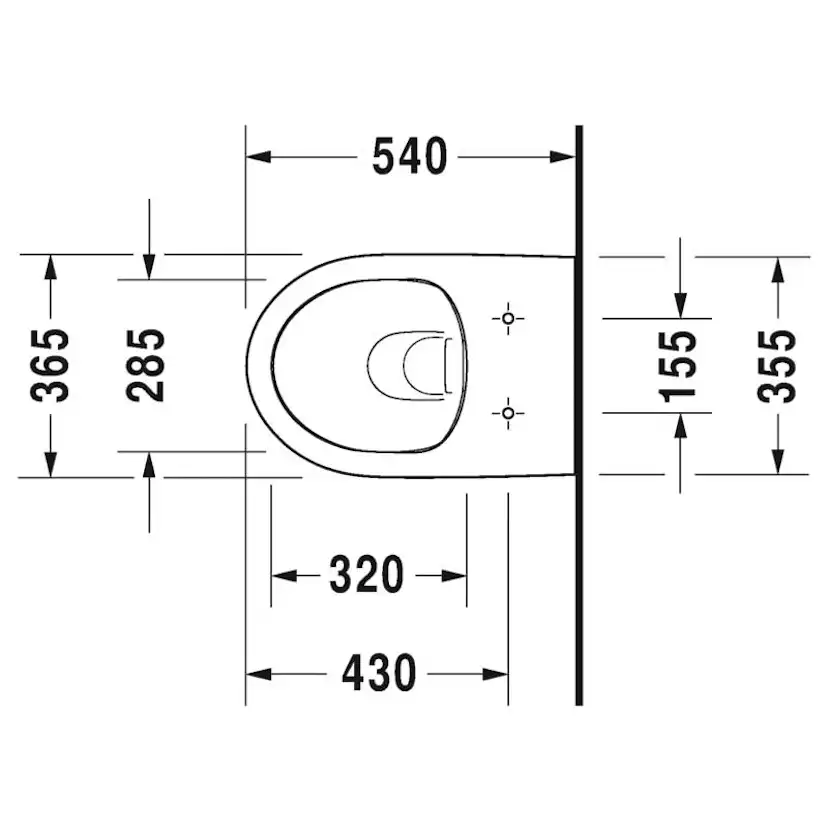 Vägghängd Toalettstol Duravit DuraStyle Rimless