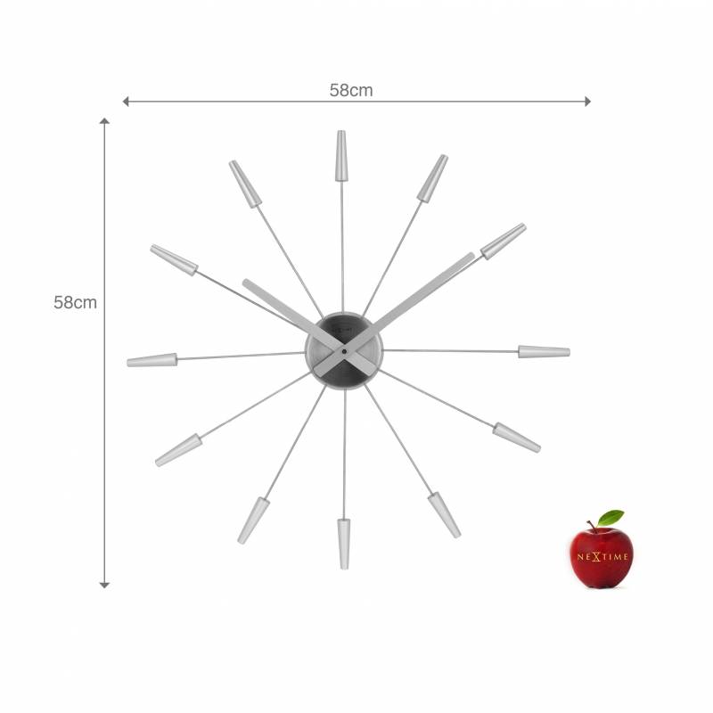 Väggklocka NeXtime Plug Inn 58