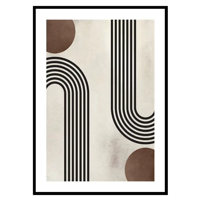 Poster Gallerix Broad Geometric No1