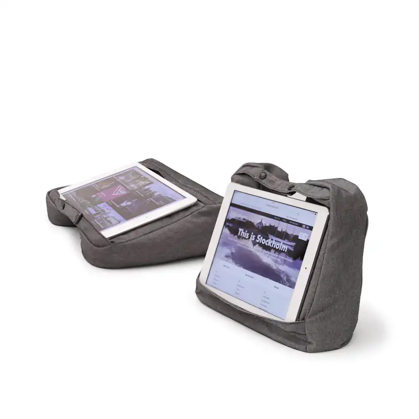 Surfplatta-/Resekudde Bosign Grå