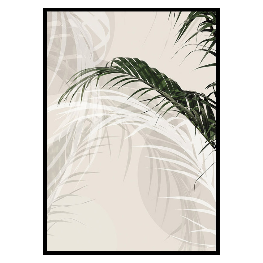 Poster Gallerix Abstract Palm Leaves No1