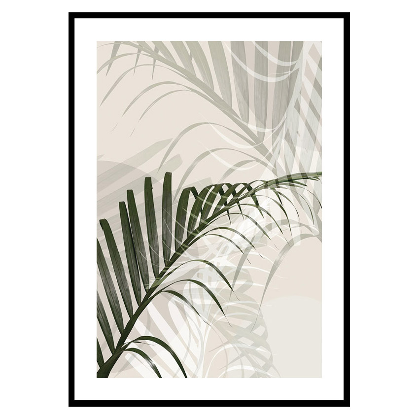 Poster Gallerix Abstract Palm Leaves No2