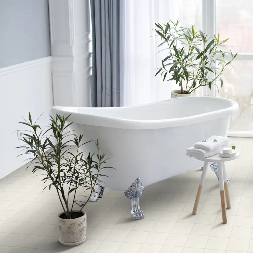 Klinker Arredo Fojs Collection Vit Glossy 9,8x9,8 cm