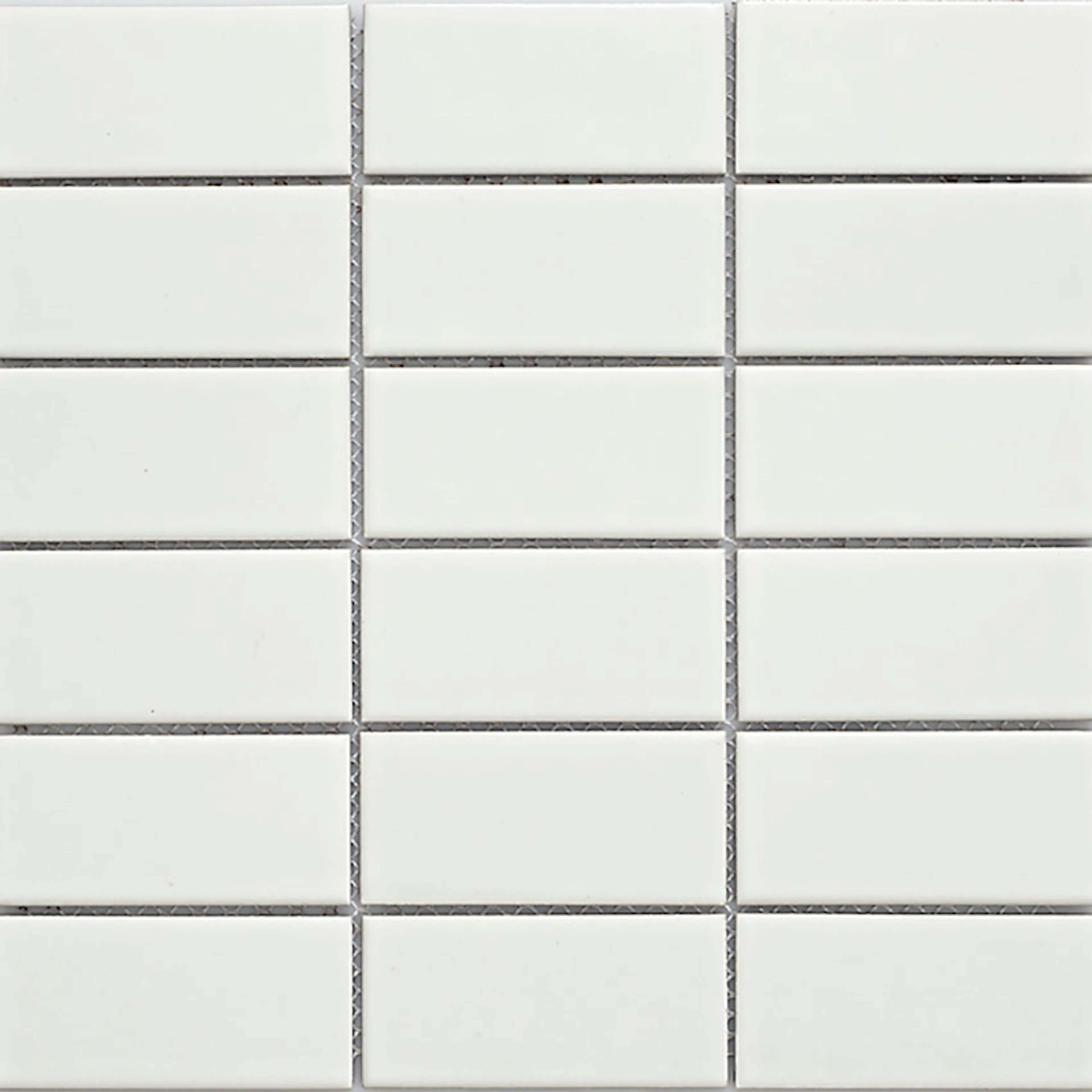 Klinkermosaik Arredo Titan Vit Matt 5x10 cm