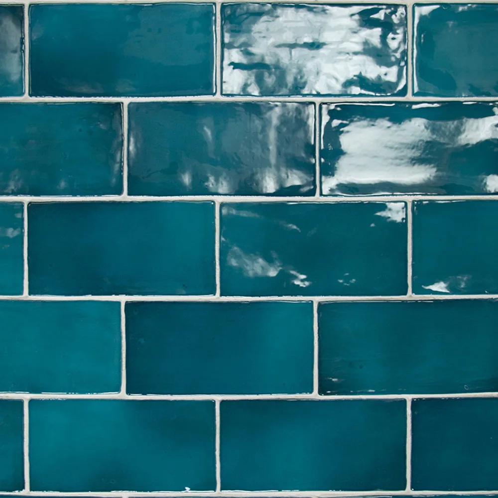 Kakel Lhådös Glaciär Blå 7,5x15 cm