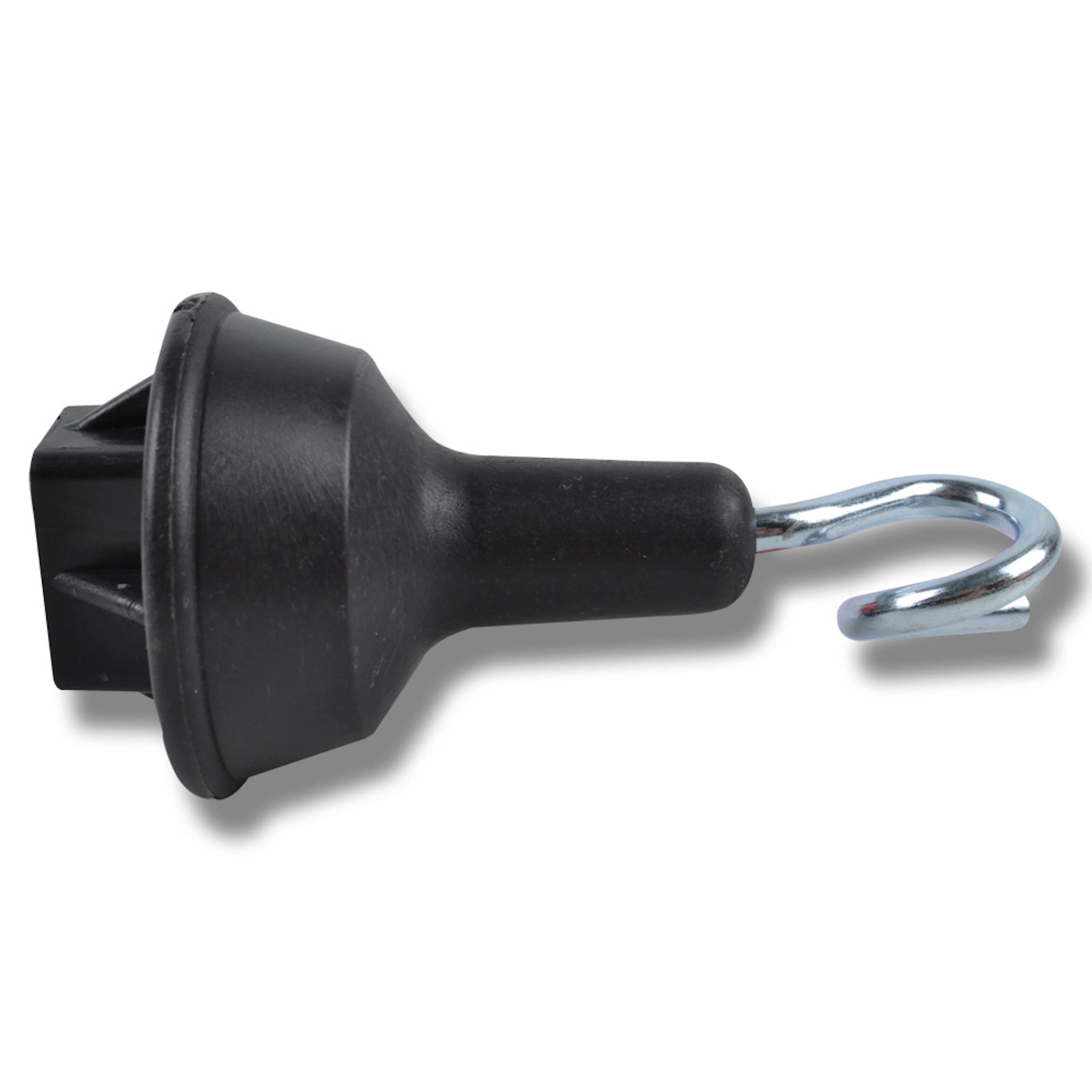 Toppisolator Swedguard + till Fjäderstålstolpe