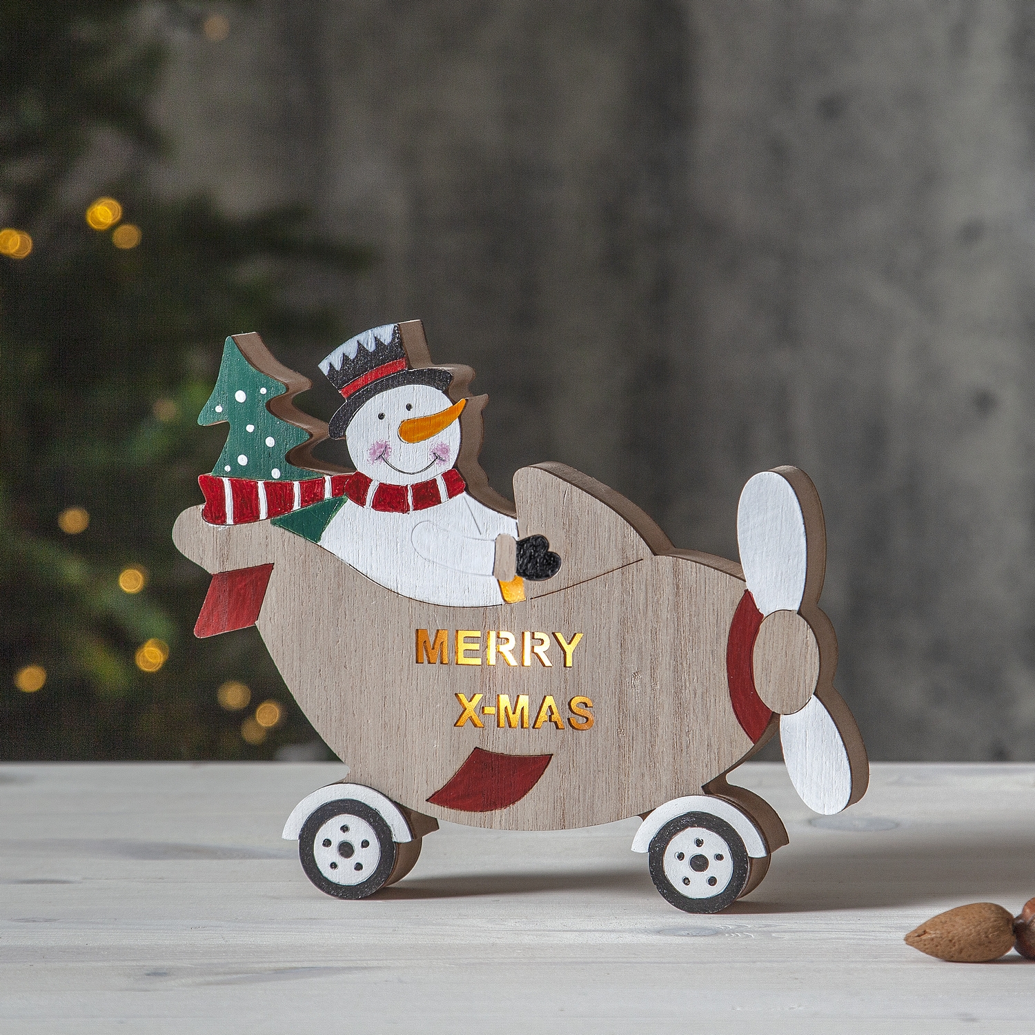 Juldekoration Star Trading Billy Airplane