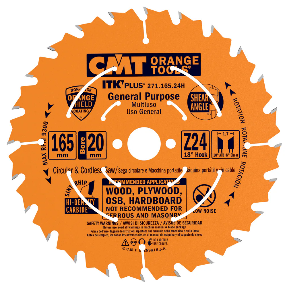 Sågklinga CMT Orange Tools ITK-Plus klyv/kap