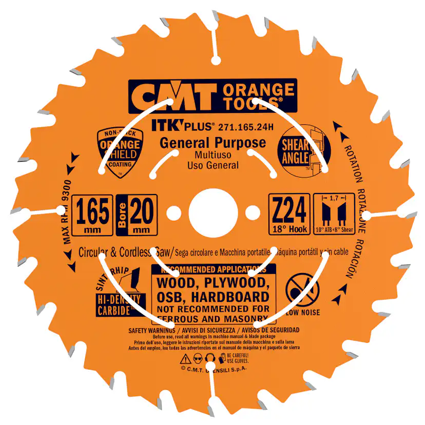 Sågklinga CMT Orange Tools ITK-Plus klyv/kap