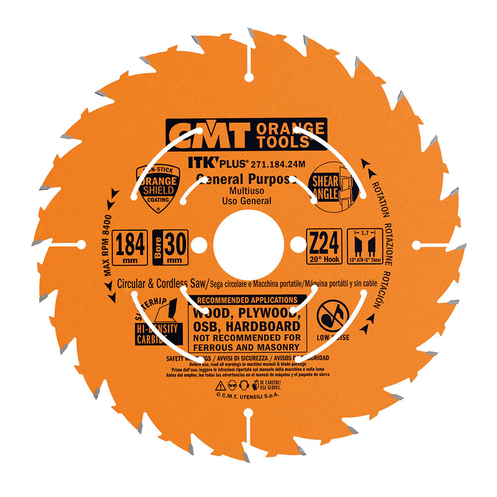 Sågklinga CMT Orange Tools ITK-Plus klyv/kap