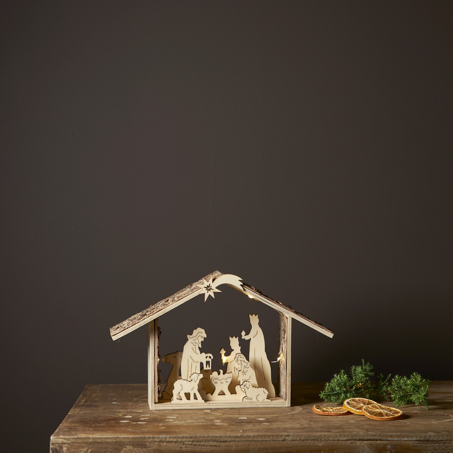 Bordsdekoration Star Trading Yuletide