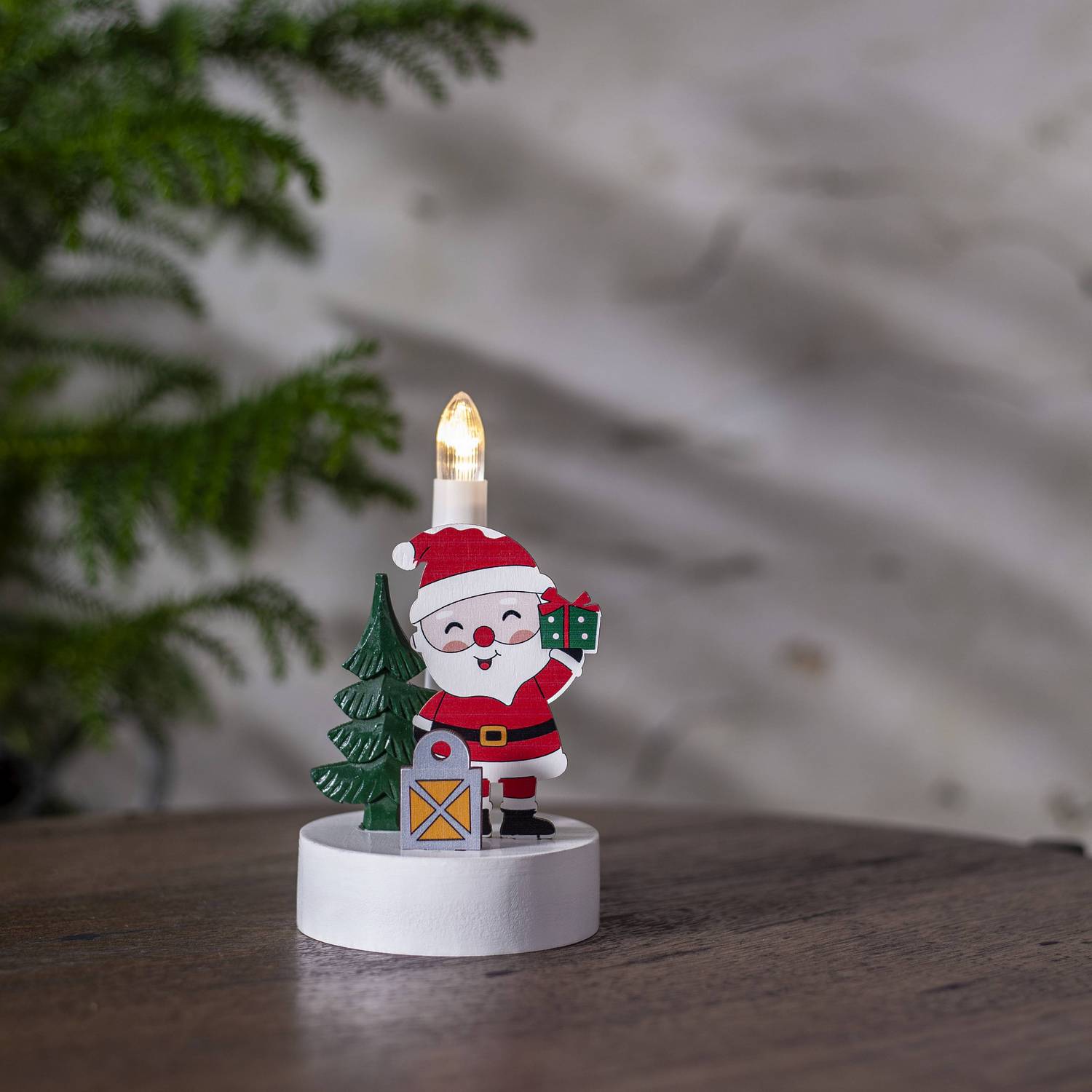 Adventsljusstake Star Trading Billy 1 Ljus Tomte