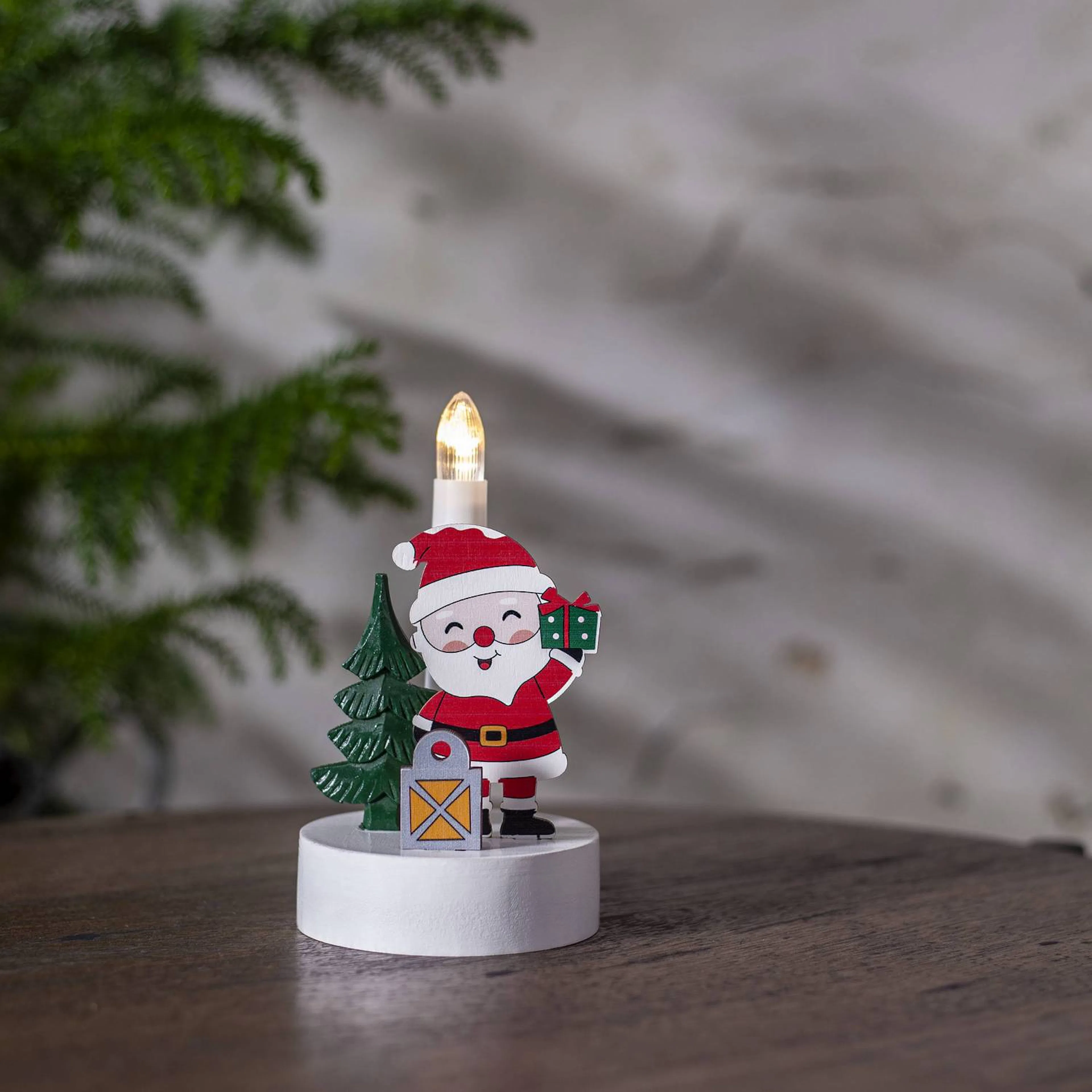 Adventsljusstake Star Trading Billy 1 Ljus Tomte