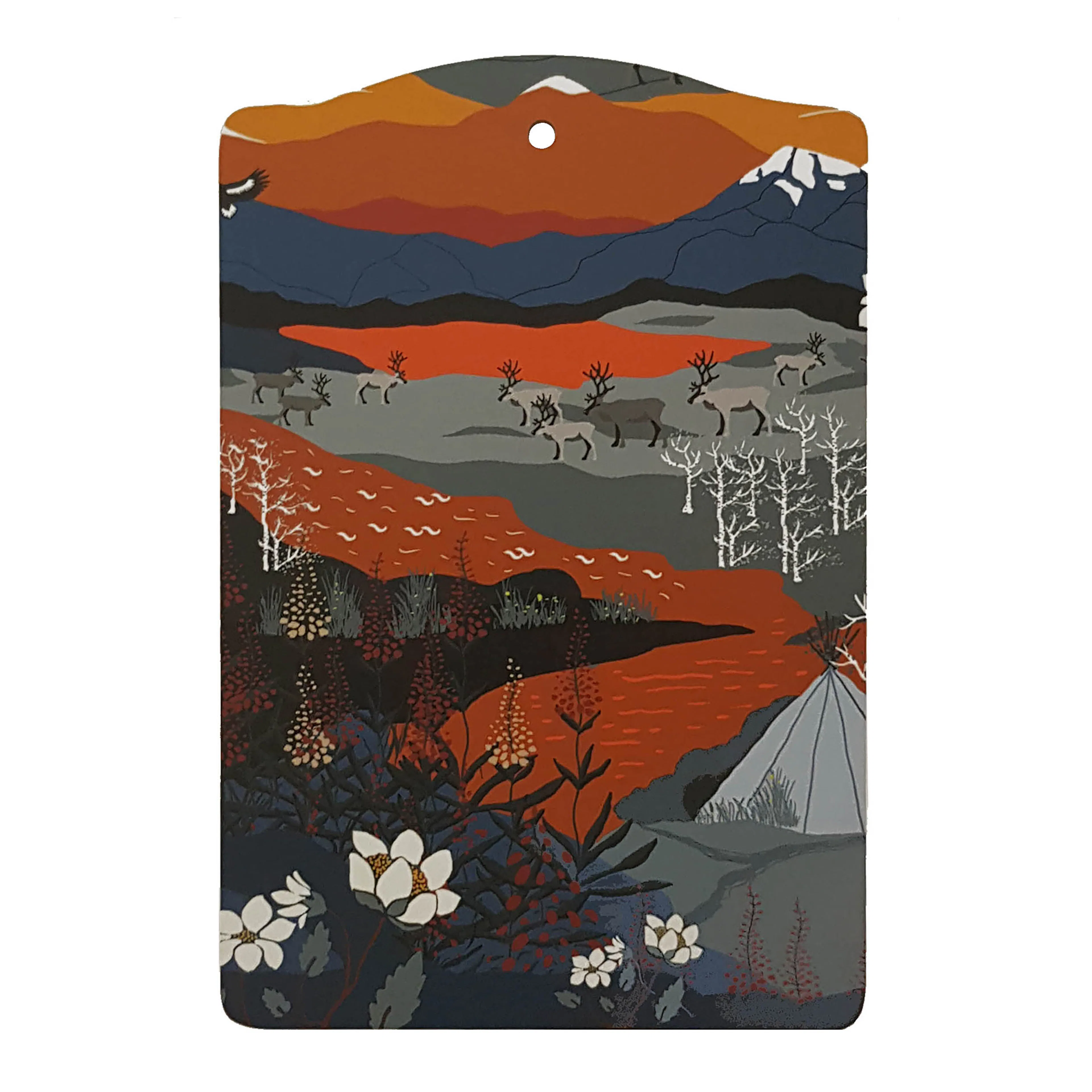 Skärbräda Arvidssons Textil Fjällvandring 20x30 cm