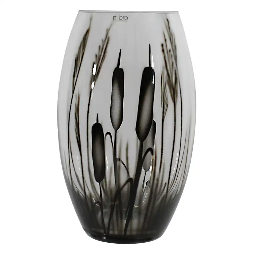 Vas Nybro Crystal Kaveldun Konvex 20 cm