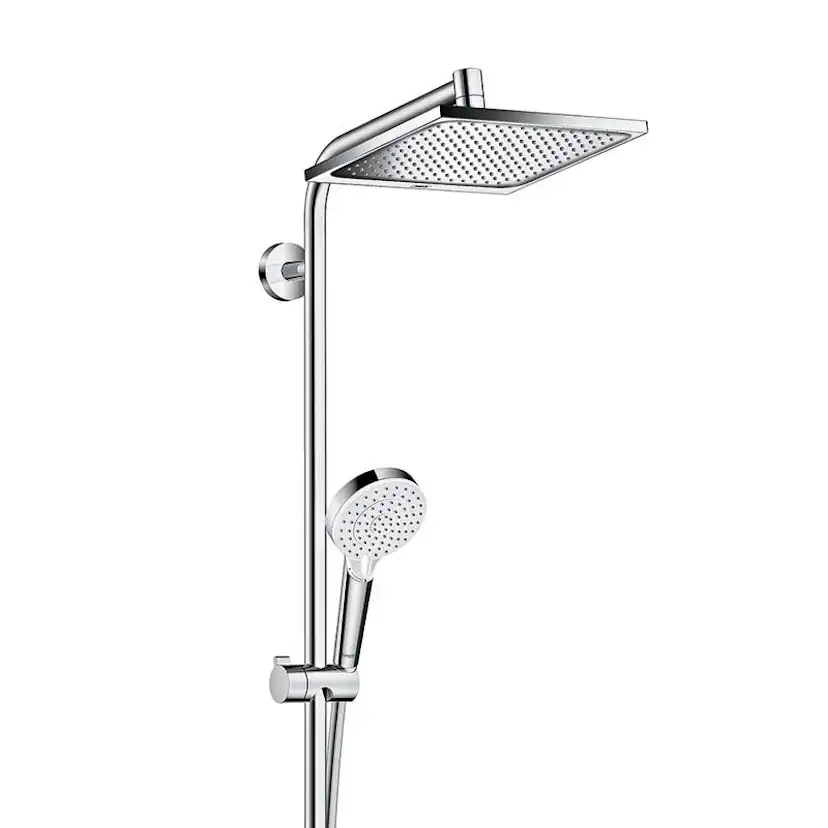 Takduschset Hansgrohe Crometta E Showerpipe 240 1-jet med Badkarsblandare