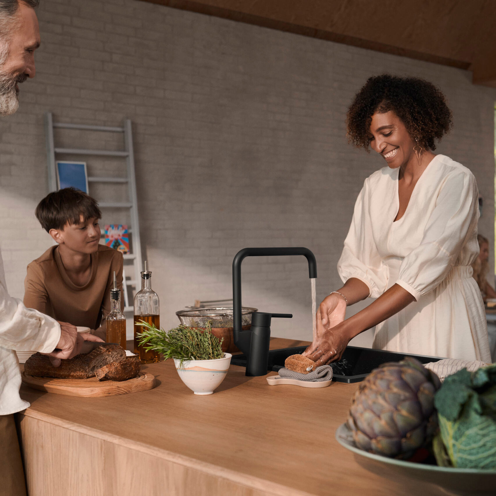 Köksblandare Oras Optima Style Hybrid Beröringsfri med Pinnspak