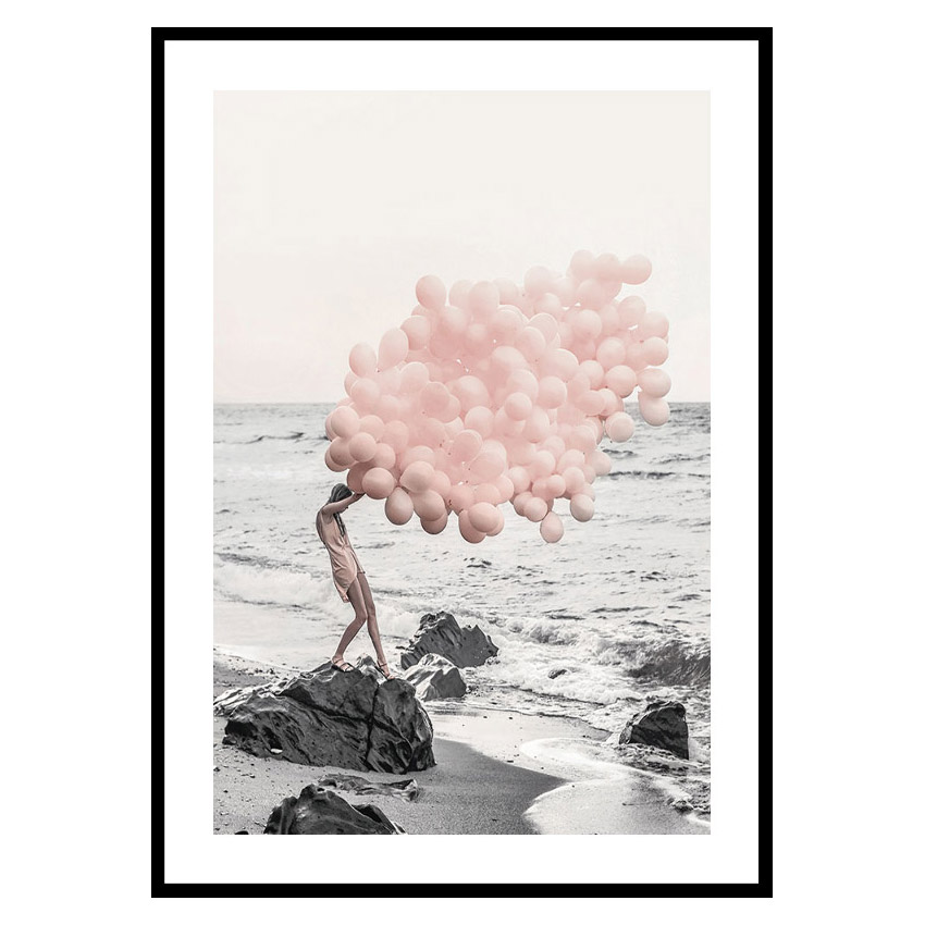 Poster Gallerix Pink Balloons No1