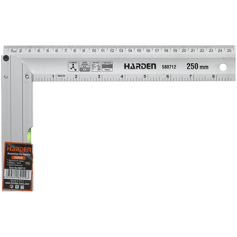 Aluminiumvinkel Harden 250 mm