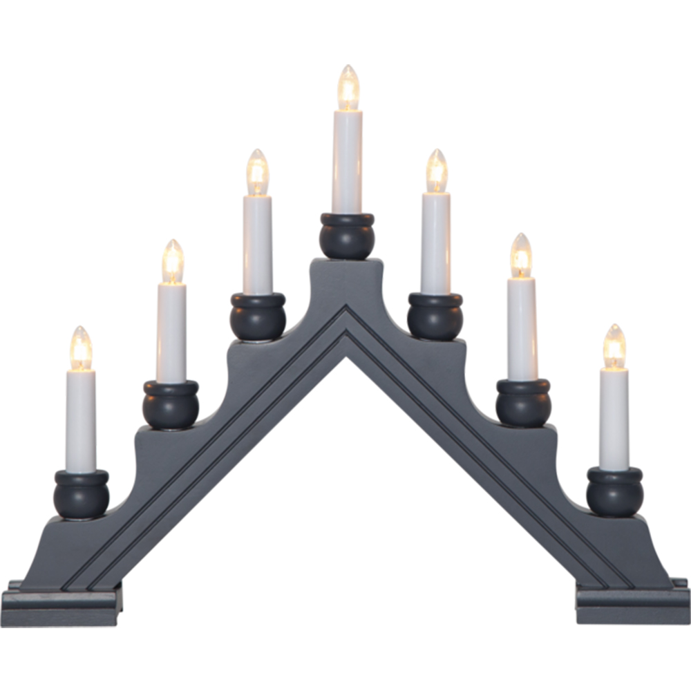 Adventsljusstake Star Trading Karin 7-Armad