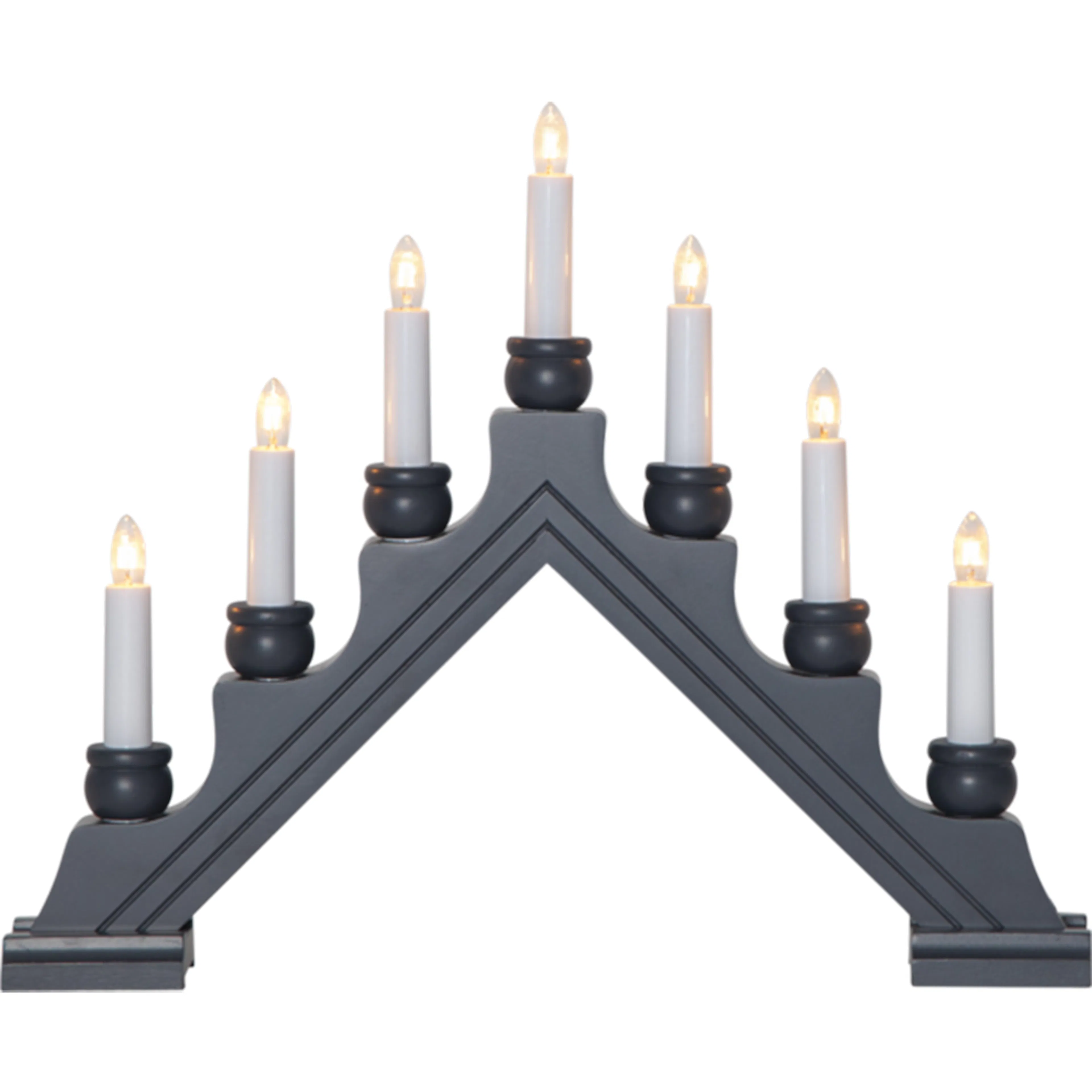 Adventsljusstake Star Trading Karin 7-Armad