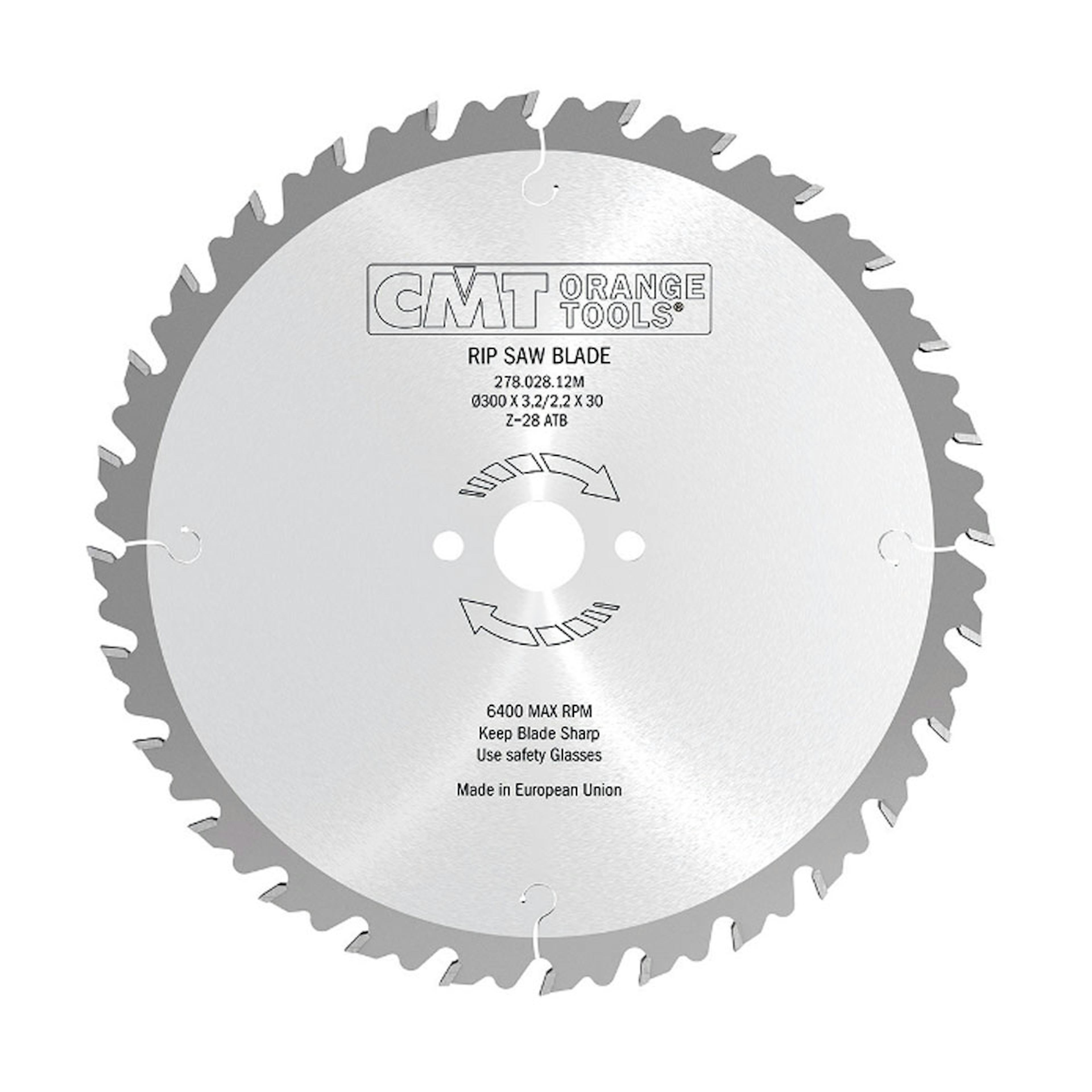 Klyvsågklinga CMT Orange Tools med spånbrytare WB