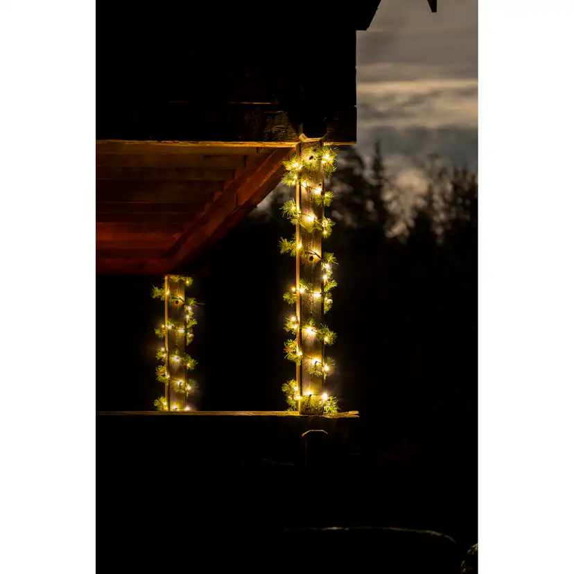 Girlang Gnosjö Konstsmide 5m Batteridriven Slinga 60st LED-lampor Utomhus