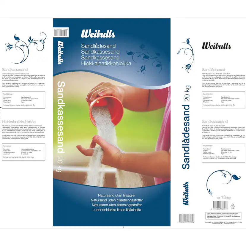 Sand Weibulls Sandlådesand 20 kg