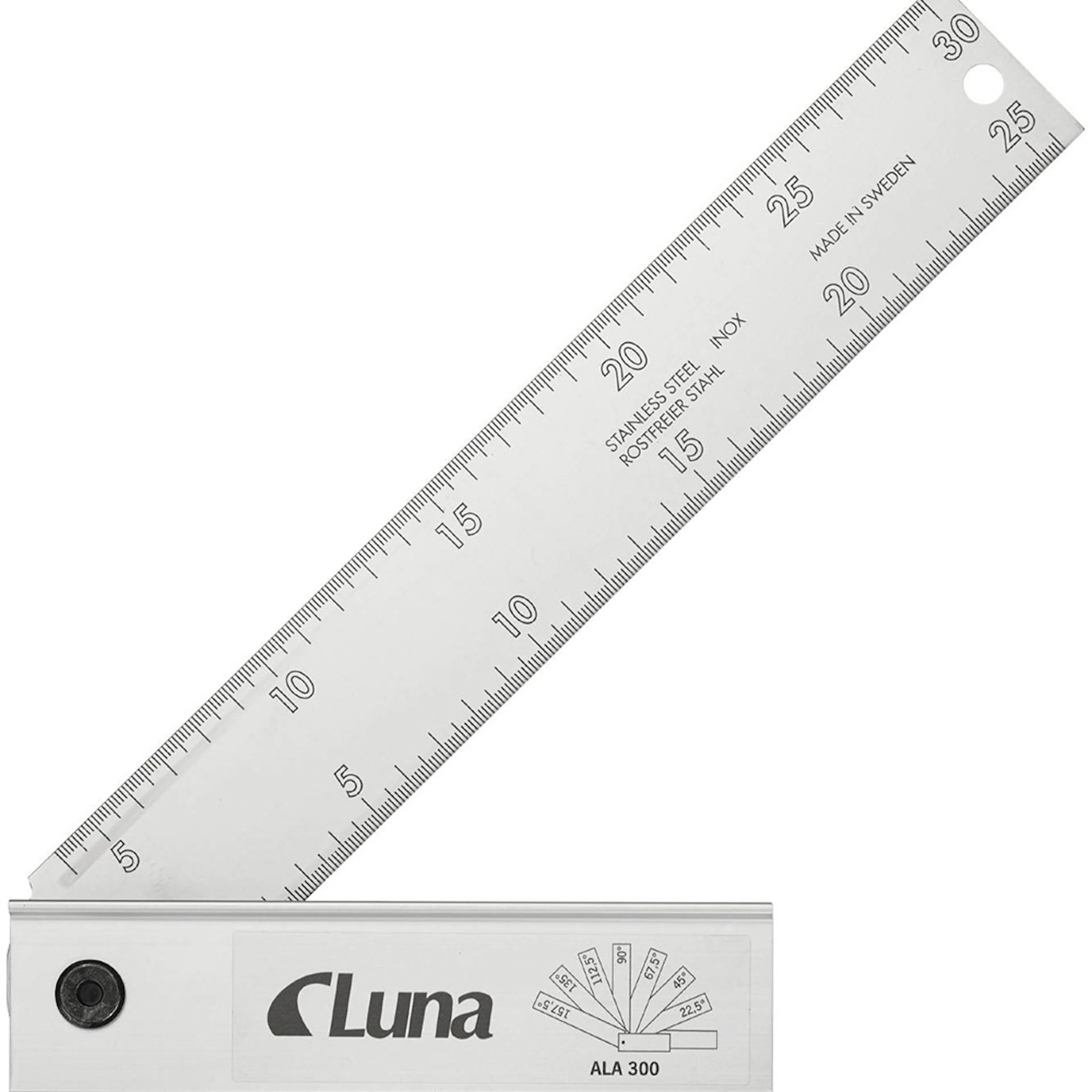 Ställbar Luna Tools Vinkelhake Aluminium