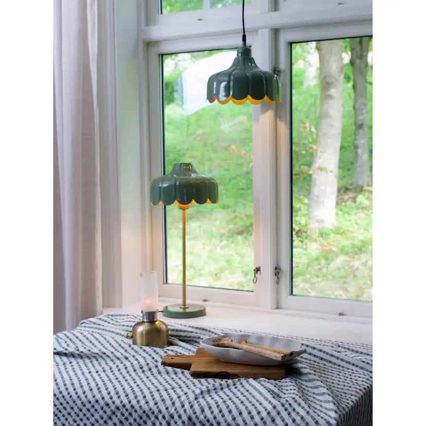 Fönsterlampa PR Home Wells Taklampa med Handgjord Lampskärm 24 cm