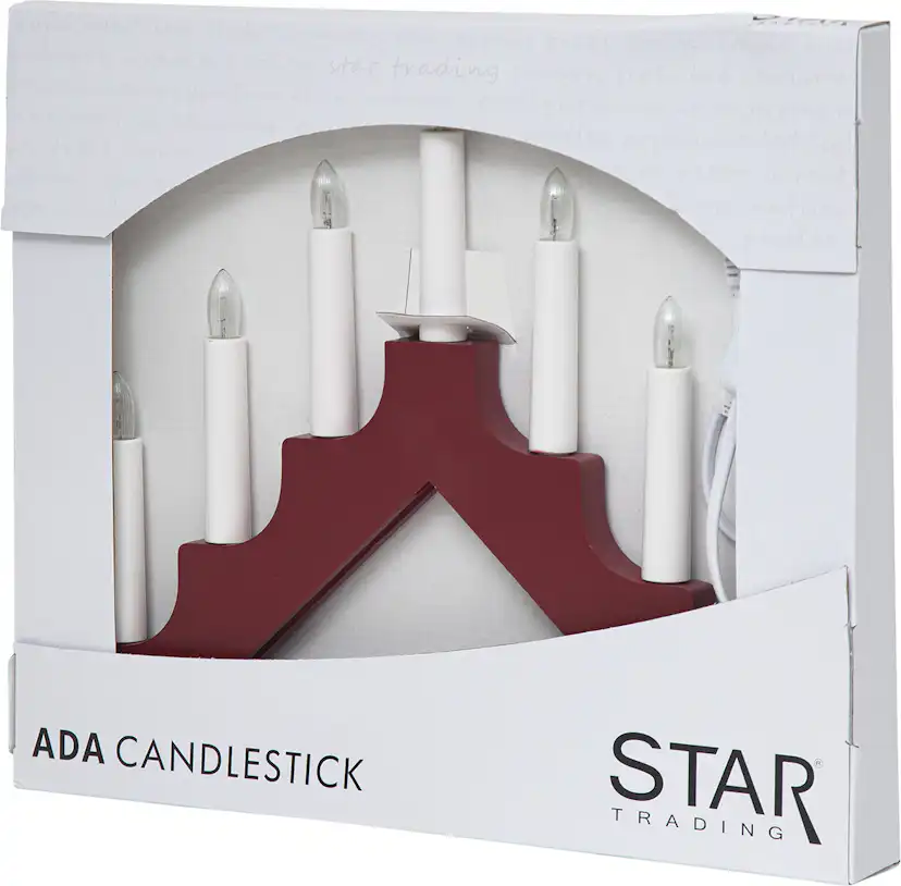 Ljusstake Star Trading Ada 7-Armad Adventsljusstake