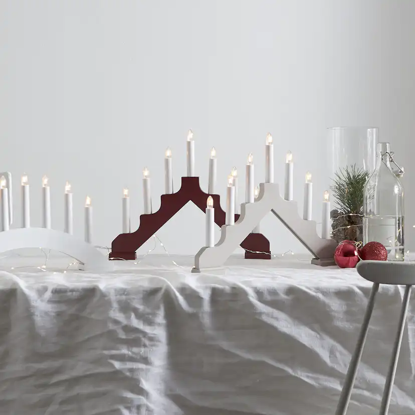 Ljusstake Star Trading Ada 7-Armad Adventsljusstake